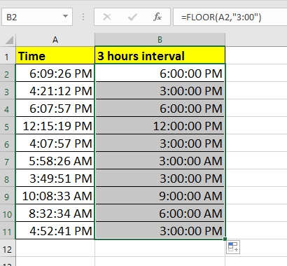 وقت مجموعة المستندات حسب الفاصل الزمني 2