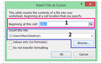 How to import csv file into worksheet?