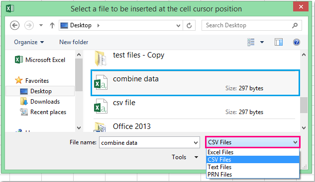 документ импортировать CSV-файл 13