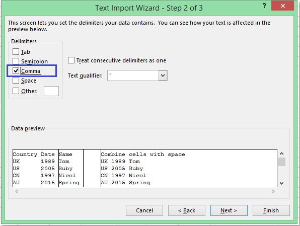 документ импортировать CSV-файл 4