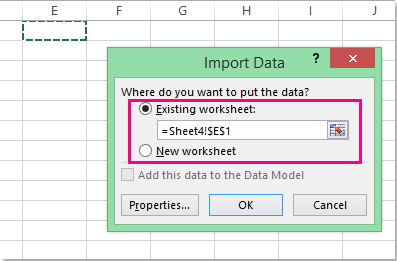 How to import csv file into worksheet?