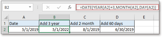 Doc按第6個月遞增的日期