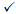 A screenshot of the Wingdings 2 symbol for check mark (Shift + P) inserted in Excel