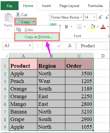 How to insert floating table or textbox in Excel worksheet?