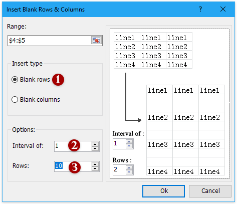 a screenshot of configuring the dialog box