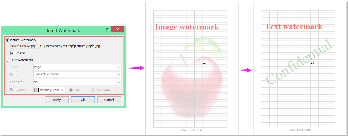 How To Insert Page Number Into Cell Header Footer In Excel 