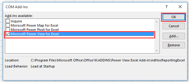 документ вставить Power View 7