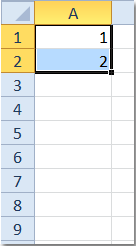 How to quickly insert unique sequence numbers in Excel?