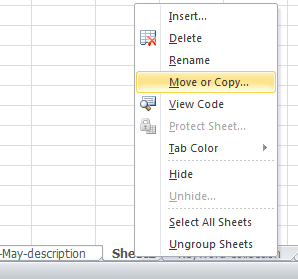 How to insert worksheets from another workbook?