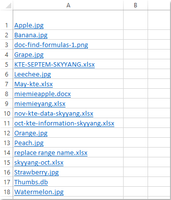 文檔列表創建超鏈接2