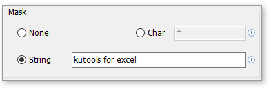 Three methods quickly hide/mask cell contents with asterisk or other ...