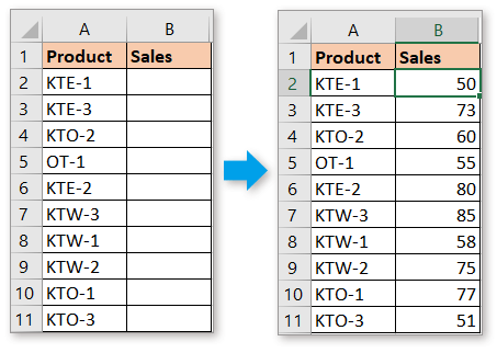 Three methods quickly hide/mask cell contents with asterisk or other ...
