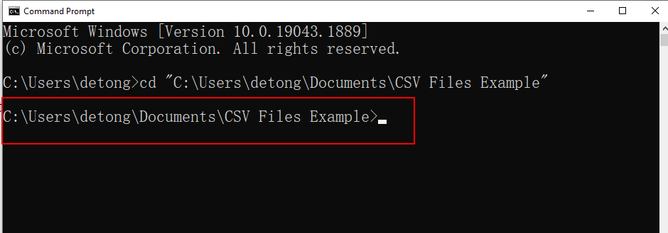 doc объединить несколько CSV-файлов в один Excel-файл-cmd 7