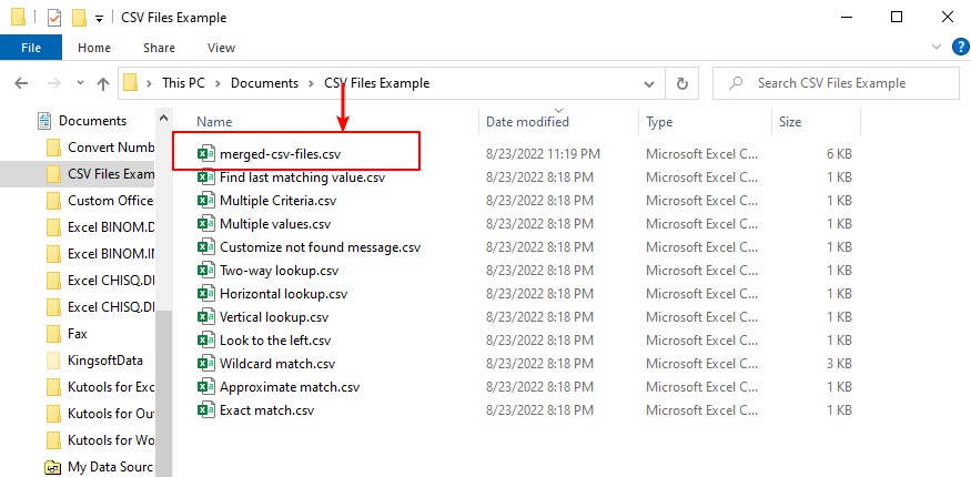 doc объединить несколько CSV-файлов в один Excel-файл-cmd 9