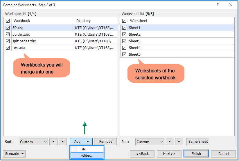 How to combine multiple workbooks into one master workbook in Excel?