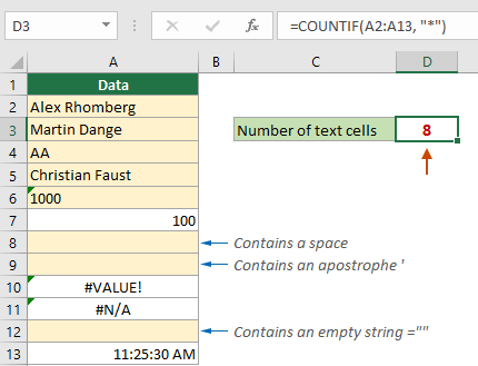 Master counting cells with text in Excel: A Complete Guide