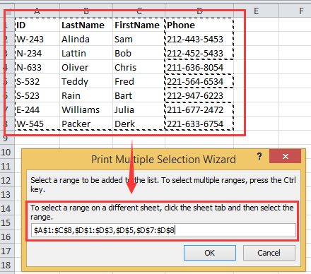 How to prevent cell contents from printing in Excel?