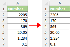 How to change or convert number to text in Excel?