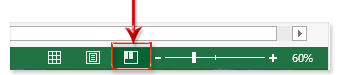 How to only show print area in a worksheet in Excel?