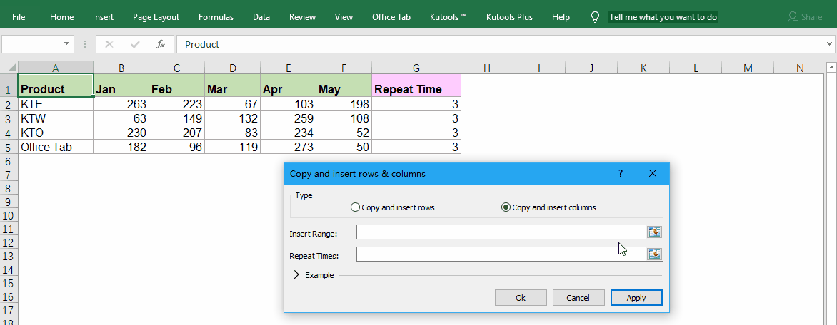 how-to-copy-and-insert-row-multiple-times-or-duplicate-the-row-x-times-in-excel