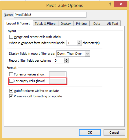 How to convert PivotTable to list in Excel?