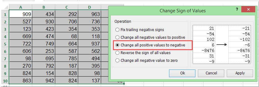 Change Negative To Positive Number In Excel / How to Make Negative