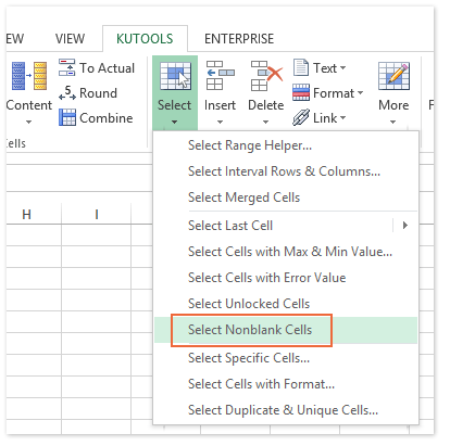 How to print only rows /cells with data in Excel?