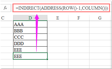 doc reference cell above 2