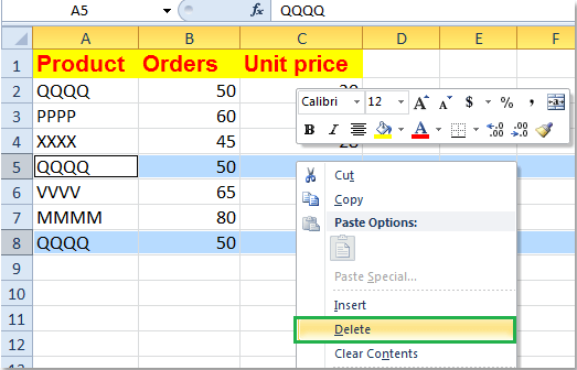 документ-удалить-дубликат-строка-Excel-9