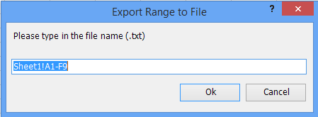 How to save each sheet as separate text file from a workbook?