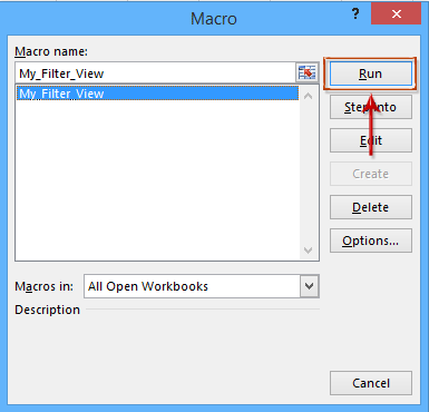 How to save custom filter criteria/view in Excel?