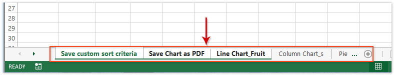 How To save multiple worksheets workbooks as PDF File In Excel 