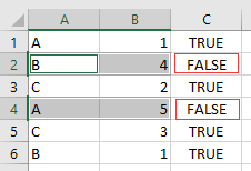 How to select range based on cell value in another column in Excel?