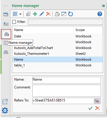 How to quickly select named range cells in Excel?