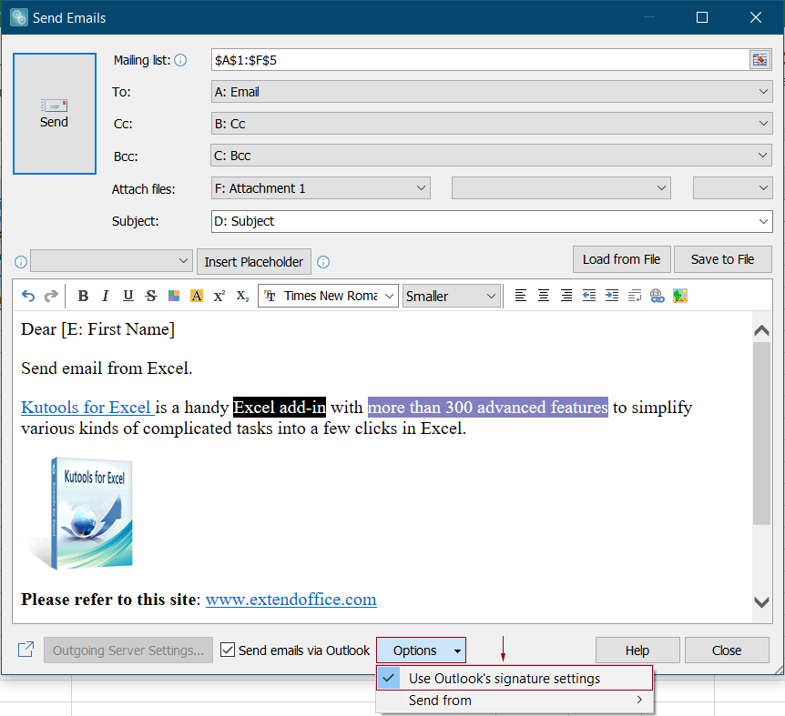 Formula Sendemail Tutorial Excel – Trimiteți e-mailuri din Excel