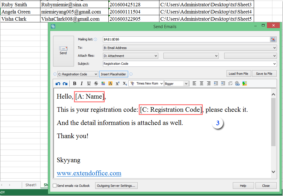 multiple to email greeting recipients to mass from send to personalized How emails list Excel a multiple to email greeting recipients to mass from send to personalized How emails list Excel a