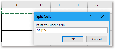 Comment diviser une cellule en plusieurs lignes ou colonnes en fonction ...