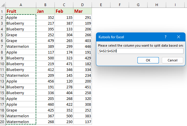 Excel Tips: Split data into multiple worksheets / workbooks based on ...