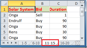 How to split data into multiple worksheets by rows count in Excel?