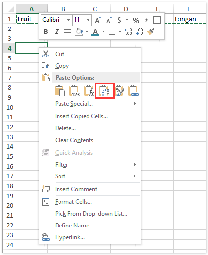How To Split One Single Row To Multiple Rows In Excel?