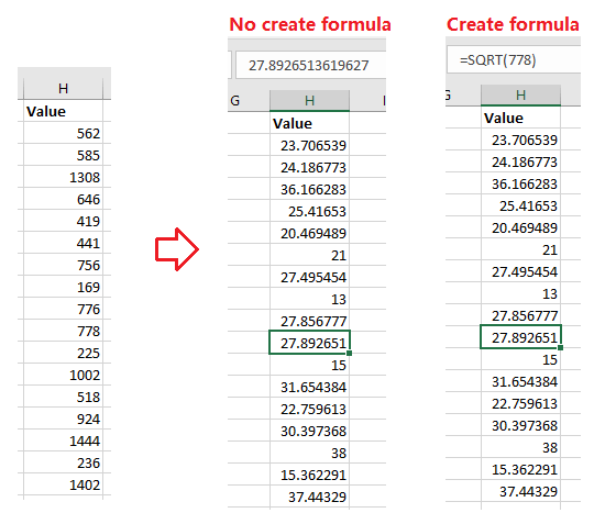 How To Quickly Calculate The Square Root Of A Value In Excel How To Quickly Calculate The Square Root Of A Value In Excel