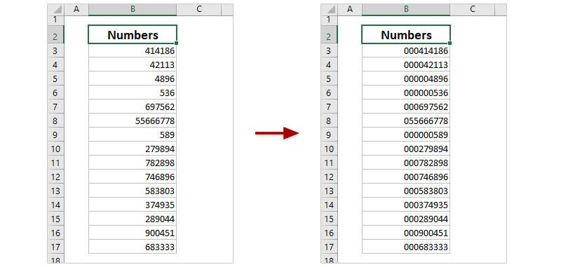 How To Start Numbers With 0 zero In Excel 