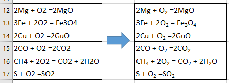 How to subscript all numbers in chemical formulas in Excel?