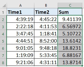 doc sum format tid decimal 11
