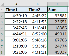 doc sum format tid decimal 7
