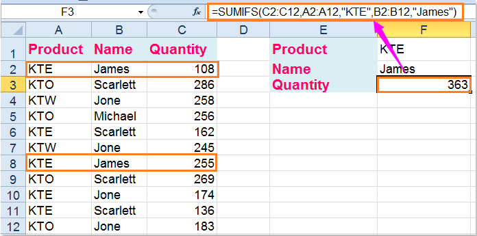 How To Sumif With One Or More Criteria In Excel 