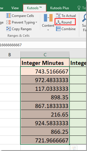 converted result