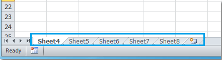 How to toggle between hidden and visible sheets in Excel?