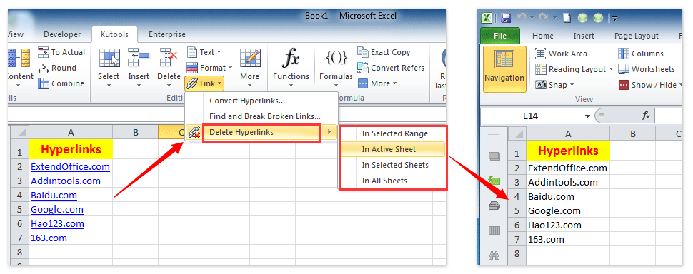 microsoft word add in for removing hyperlinks