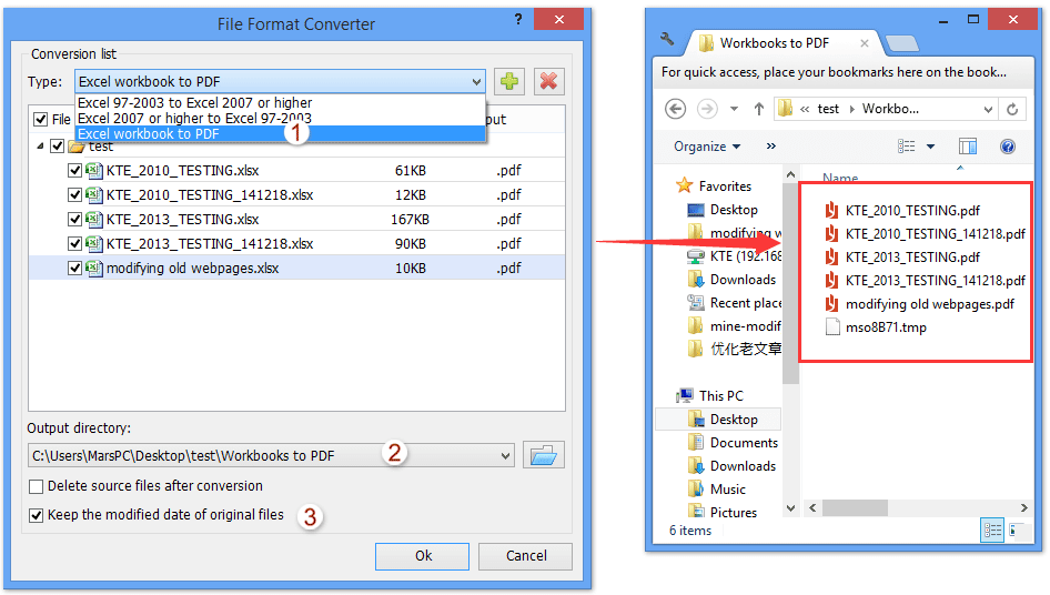 How to save or export each sheet as CSV/PDF file in Excel?